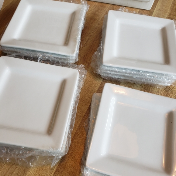 Libbey Mini Ceramic Tasting Plates NWT - Picture 3 of 8